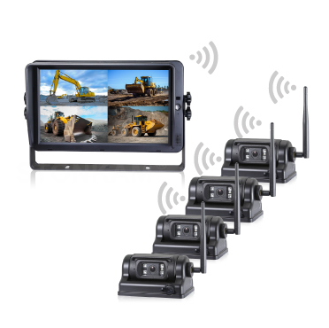 10.1 "HD автомобильная беспроводная система видеонаблюдения