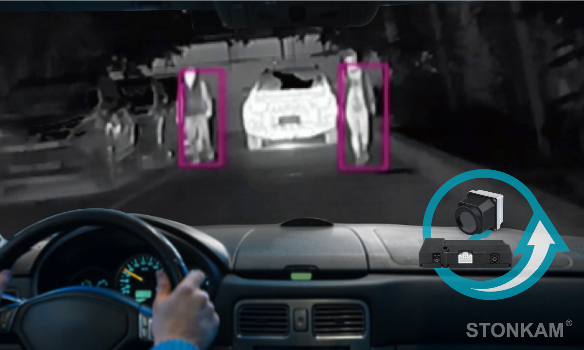 Автомобильная система ночного видения с поддержкой вождения