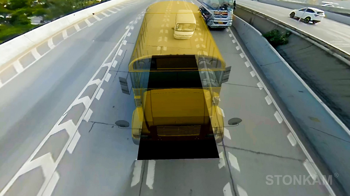 360° Система кругового обзора для автобуса